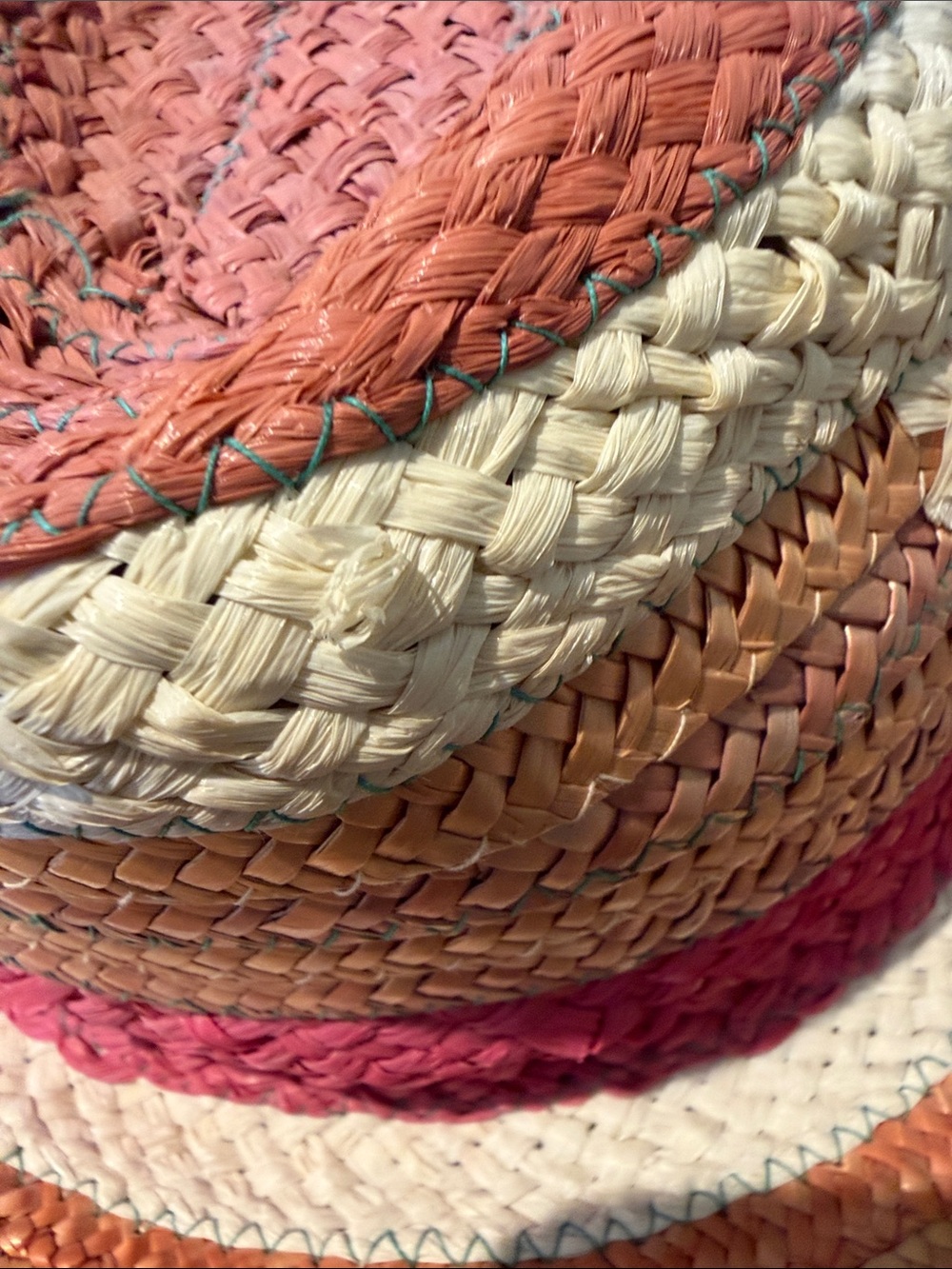 Vintage Miriam Lefcourt "Elegantly Yours" hand-crafted Italian straw hat - Picture 6 of 8